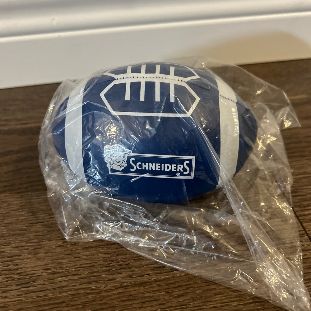 Schneiders Foods Vintage Blue Mini Football